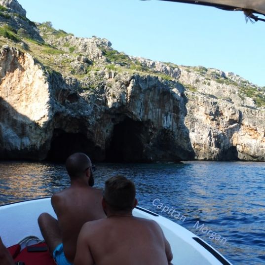 Grotte adriatiche al tramonto