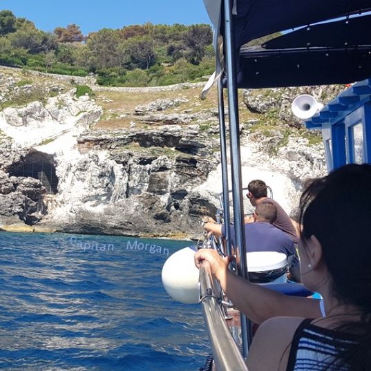 Escursione alla grotta Romanelli