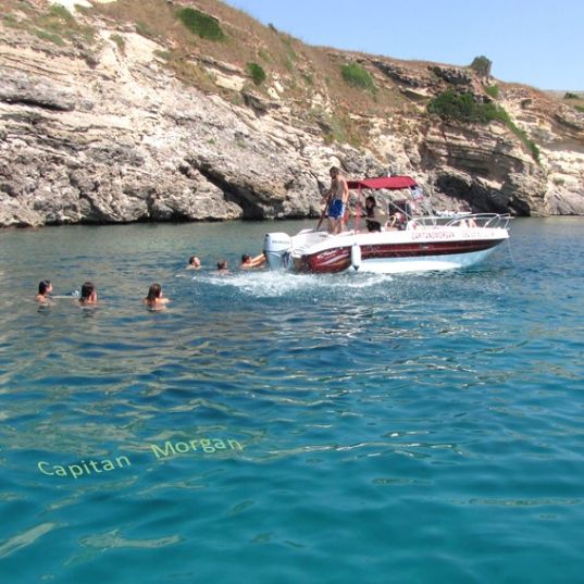 Sosta bagno a Porto Miggiano